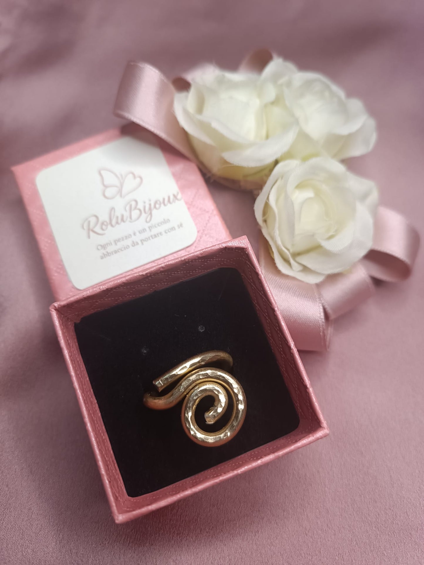 Anello Artigianale a Spirale