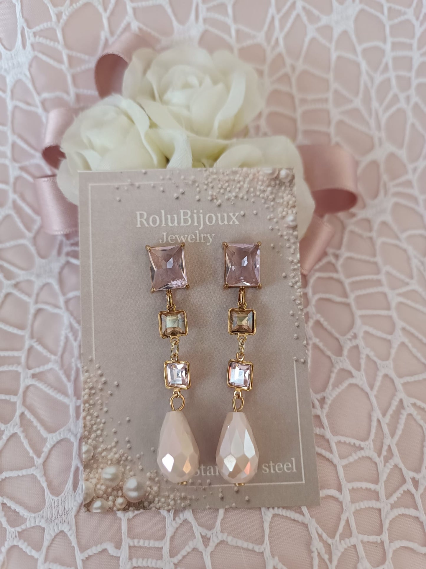 Orecchini Armonia di cristalli