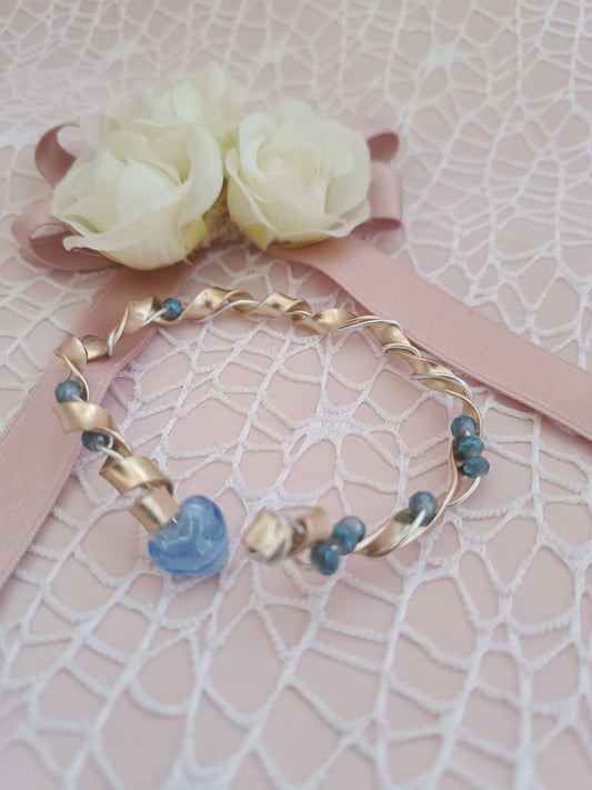 Bracciale Twist Oro & Blu