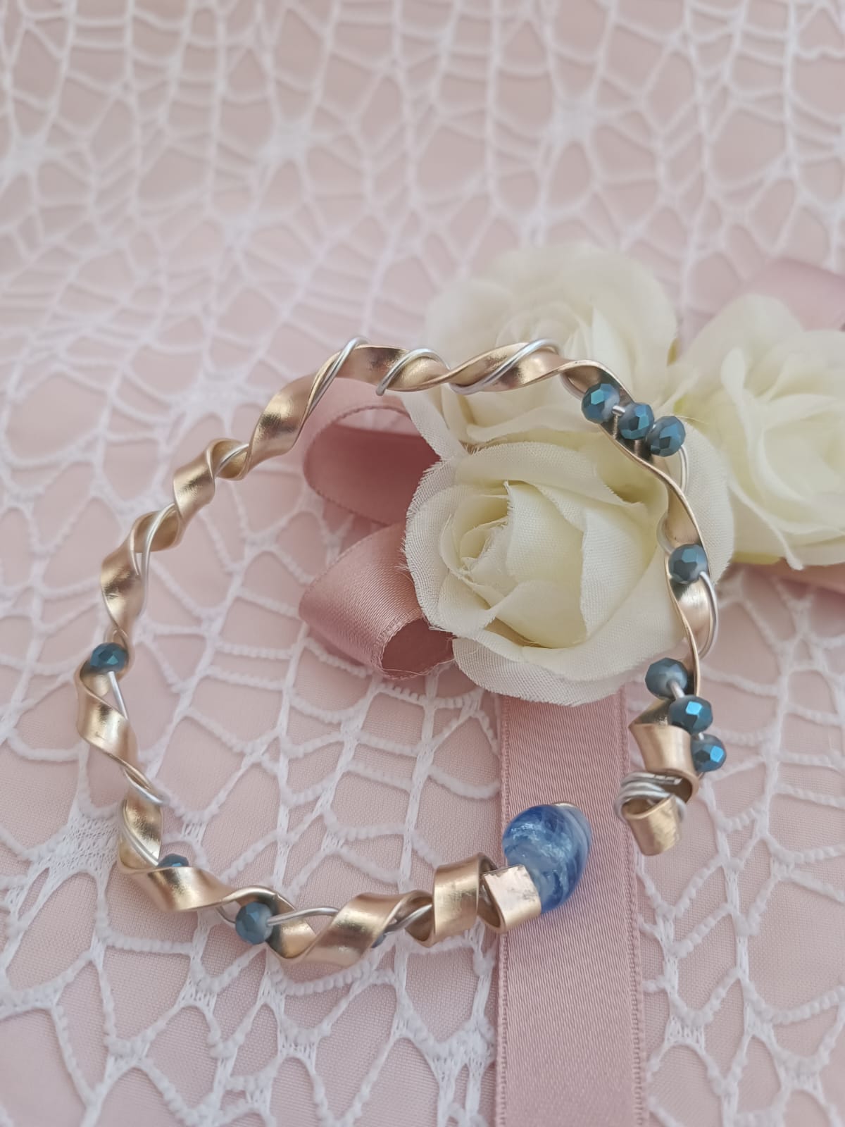 Bracciale Twist Oro & Blu