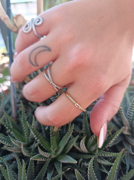 Anello doppia fascia