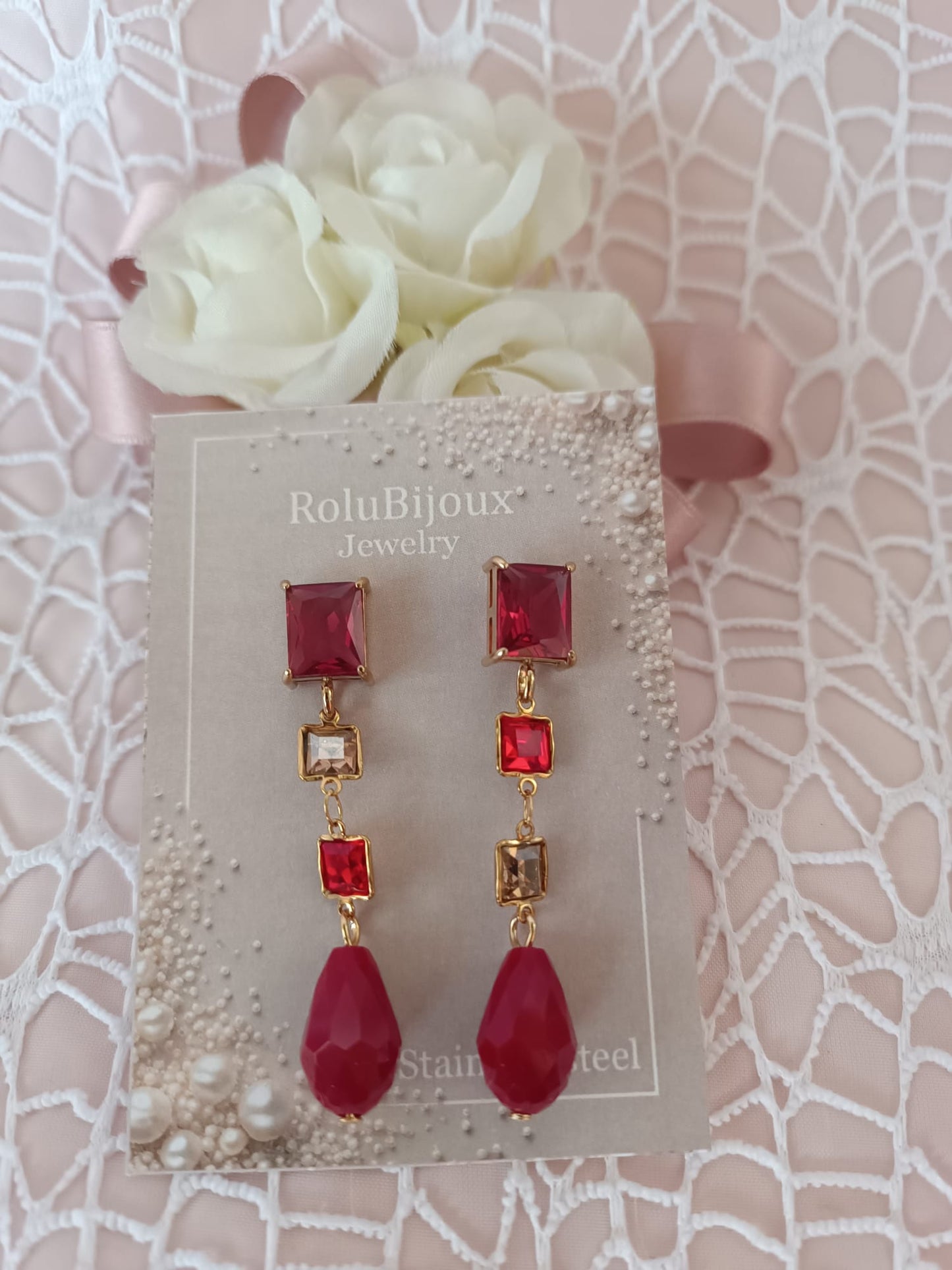 Orecchini Armonia di cristalli